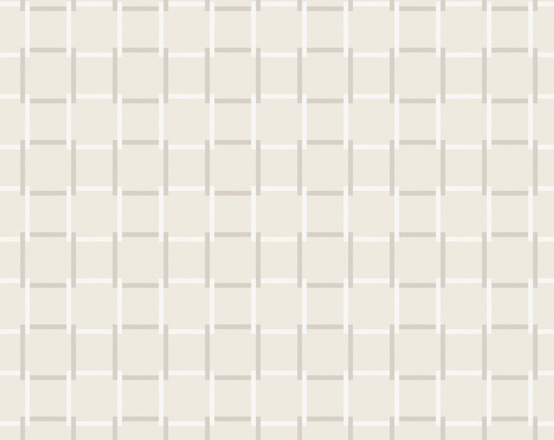 All Square Wallcovering Alabaster WHNWP88634D001 by Hinson Designer Wallpaper
