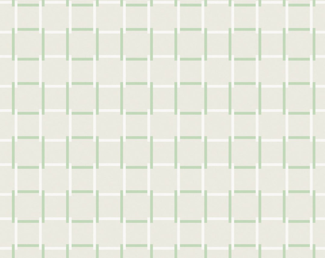 All Square Wallcovering Green Trellis WHNWP88634D002 by Hinson Designer Wallpaper