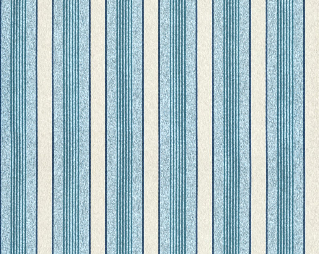Arlo Stripe Turquoise WHNWP88597D0002 by Hinson Designer Wallpaper