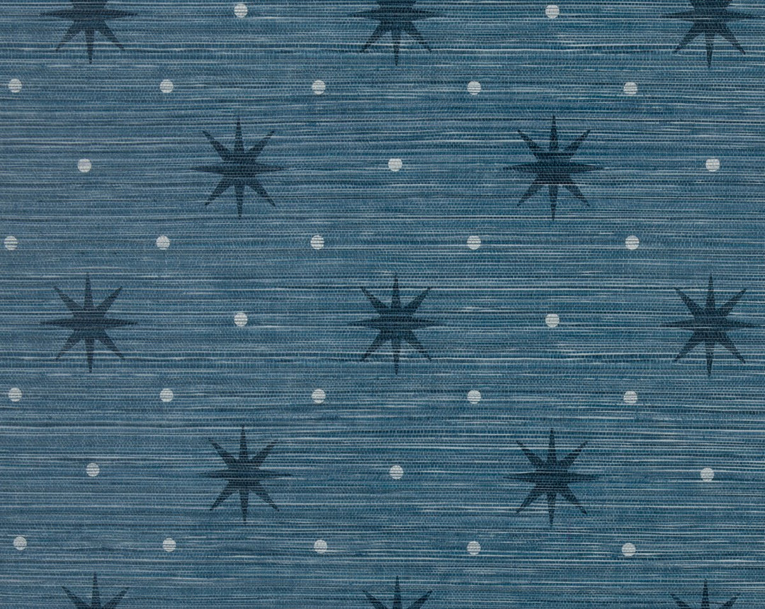 Big Trixie Navy WHN440020006 by Hinson Designer Wallpaper