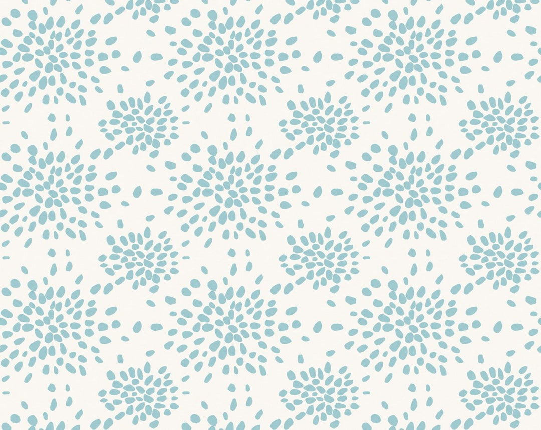 Fireworks Turquoise WHNP1020D0006 by Hinson Designer Wallpaper