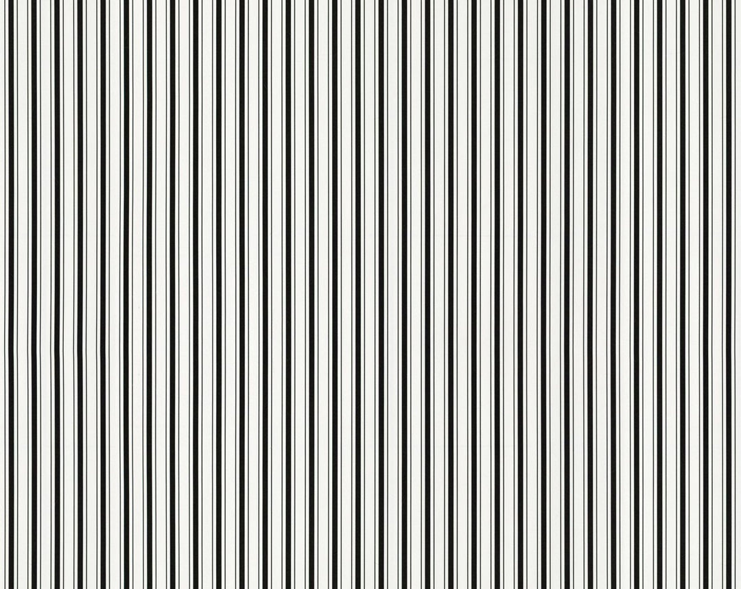 Johnson Stripe Onyx WHNWP88596D0007 by Hinson Designer Wallpaper