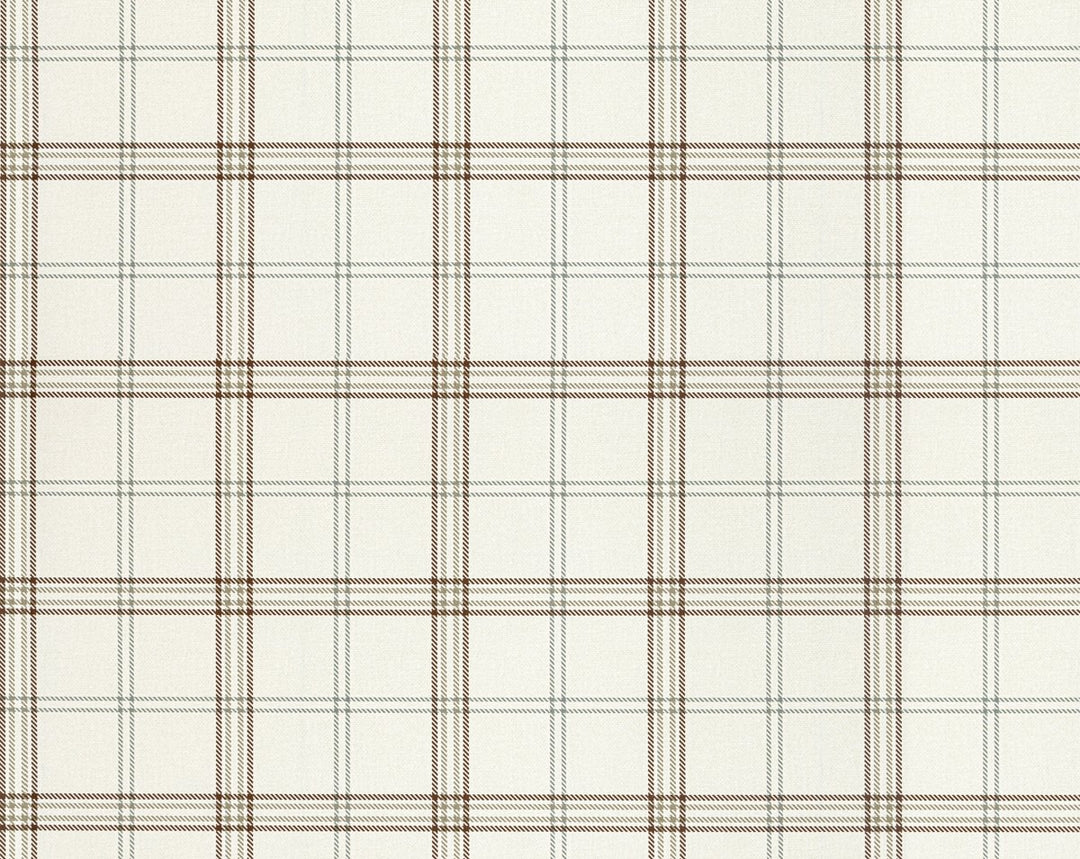 Ezra Plaid Mocha WHNWP88599D0008 by Hinson Designer Wallpaper