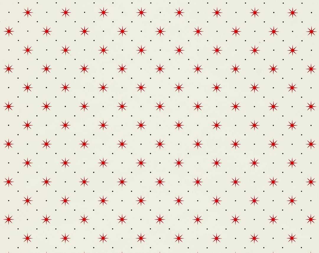 Trixie Red & Black On White WHNP1003D000R by Hinson Designer Wallpaper