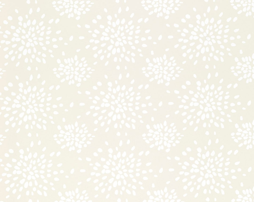Fireworks White On Off-White WHNP1020000W by Hinson Designer Wallpaper