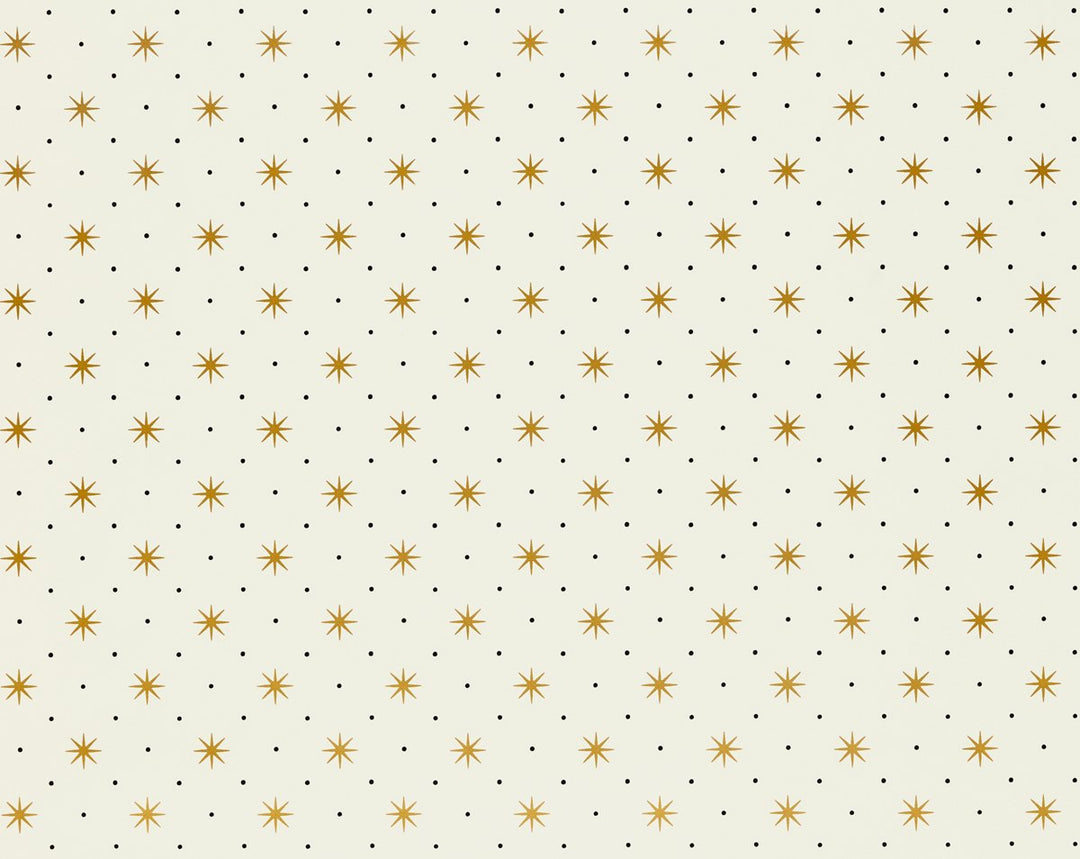 Trixie Gold & Black On White WHNP100300YY by Hinson Designer Wallpaper