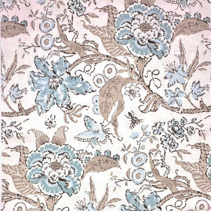 Wild Flower Neutral by Europatex Designer Fabric