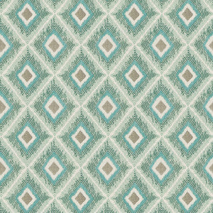 Wireless 4 Turquoise by Stout Designer Fabric