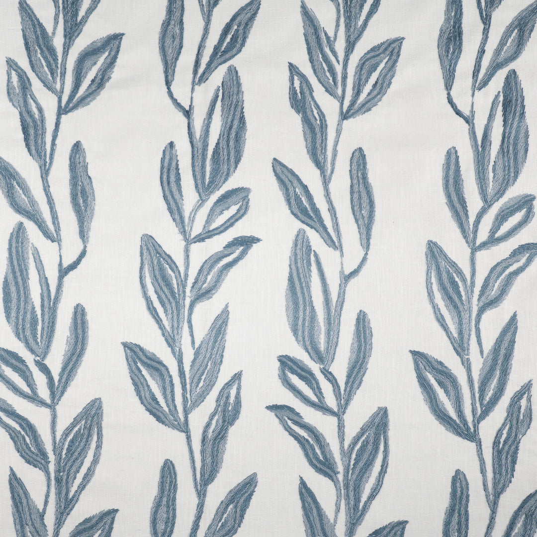 Wildwood # 519 Capri by Maxwell Designer Fabric Color Theory-Vol. X Twilight 70% COTTON 25% POLYESTER 5% LINEN EMB.-100% RAYON INDIA V-15.2" H-8.8" W: 54" EMB: 53" - Swanky Fabrics -