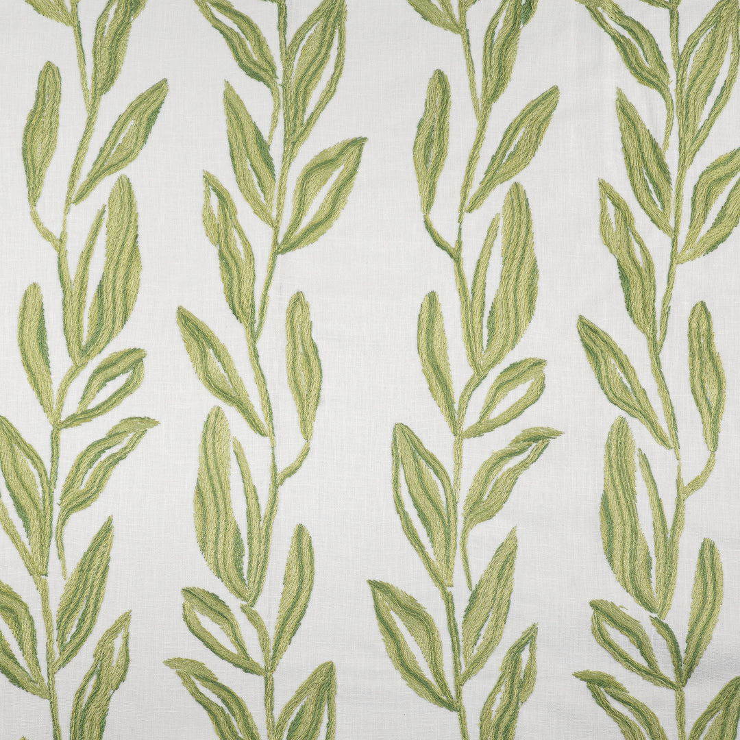 Wildwood # 628 Jungle by Maxwell Designer Fabric Color Theory-Vol. X Juniper 70% COTTON 25% POLYESTER 5% LINEN EMB.-100% RAYON INDIA V-15.2" H-8.8" W: 54" EMB: 53" - Swanky Fabrics -