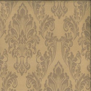 Womack Gold by Norbar Designer Fabric 56% POLYESTER 44% COTTON TAIWAN 13 1/2"V - 13 1/2"H 54 - Swanky Fabrics -