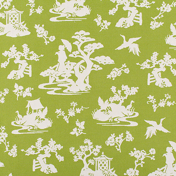 Lily Pond/Grass 2953-003 by Old World Weavers Designer Fabric SCALAMANDRE WAREHOUSE BELLA DURA 100% SOLUTION DYED POLYOLEFIN USA HEAVY DUTY Horizontal: 26" and Vertical: 27.25" 54" - Swanky Fabrics -