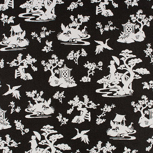 Lily Pond/Coal by Old World Weavers Designer Fabric