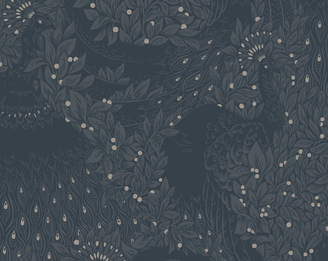 Evelina Indigo Blue WSB10120006 by Sandberg Designer Wallpaper