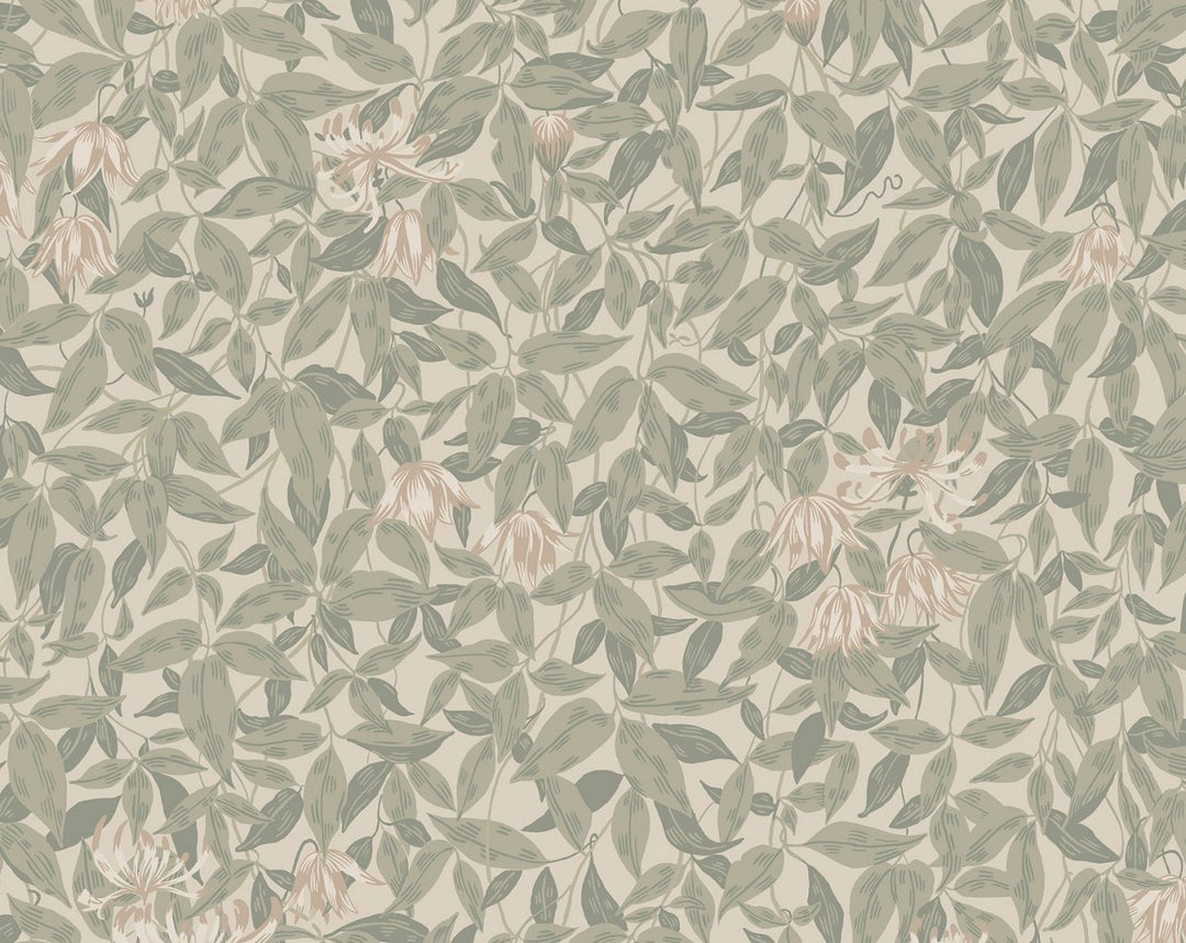 Linnea Garden Green WSB08380038 by Sandberg Designer Wallpaper