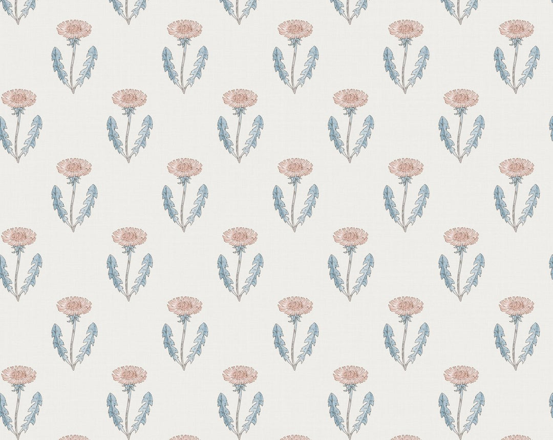 Maskrosen Pink WSBS10130039 by Sandberg Designer Wallpaper
