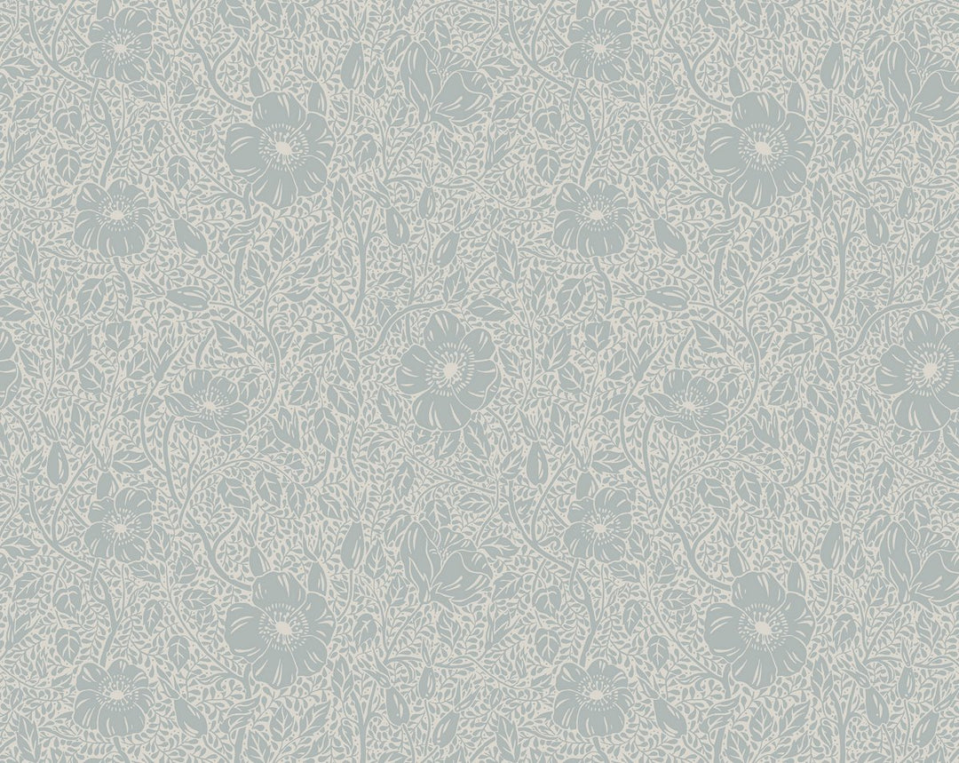 Anton Misty Blue WSB08140056 by Sandberg Designer Wallpaper