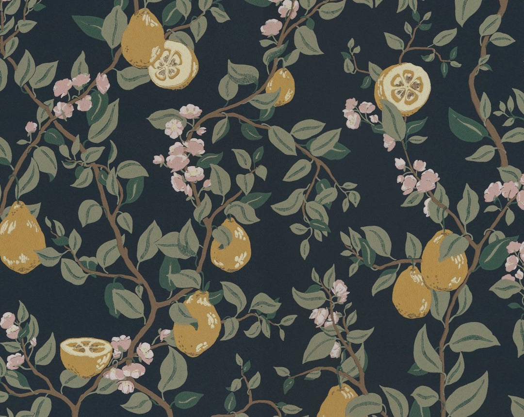 Kvitten Midnight Blue WSB04320096 by Sandberg Designer Wallpaper