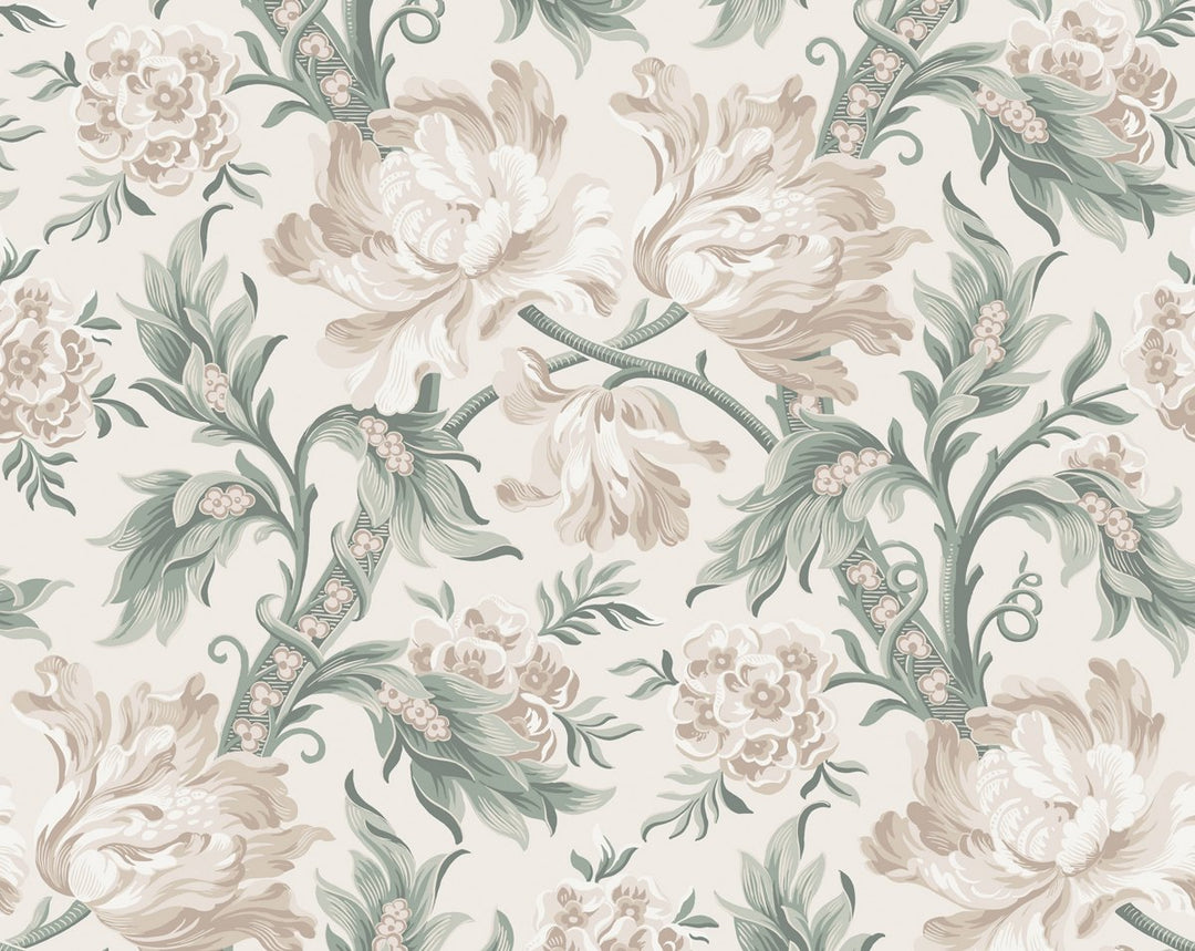 Amelia Eggshell WSBAMELIA0252 by Sandberg Designer Wallpaper