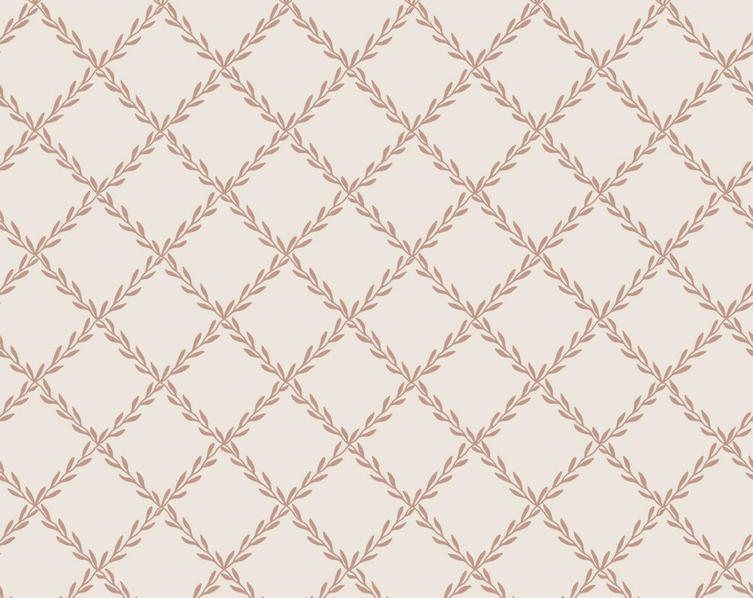 Trellis Terracotta WSBTRELLIS0305 by Sandberg Designer Wallpaper