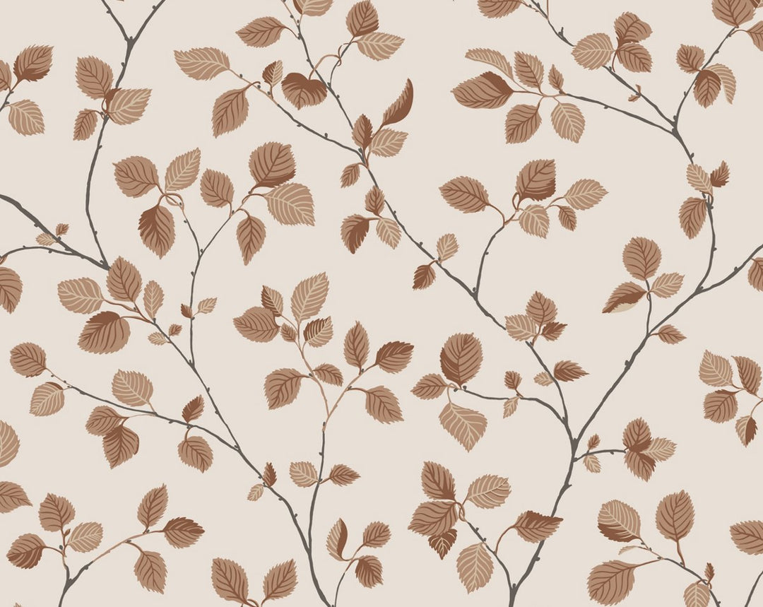 Bokskog Terracotta WSBBOKSKOG0324 by Sandberg Designer Wallpaper
