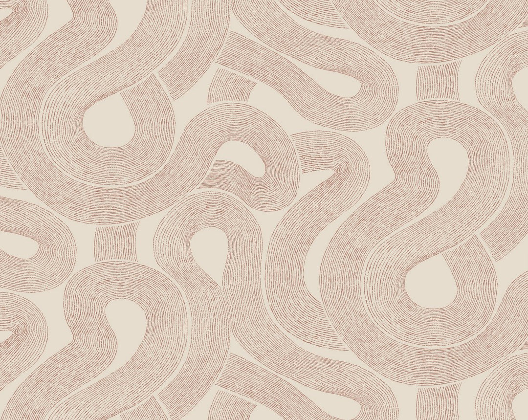 Zen Terracotta WSB08050329 by Sandberg Designer Wallpaper