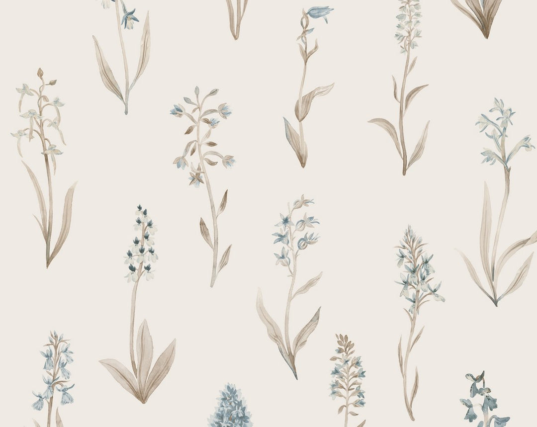 Alma Misty Blue WSBALMA0336 by Sandberg Designer Wallpaper