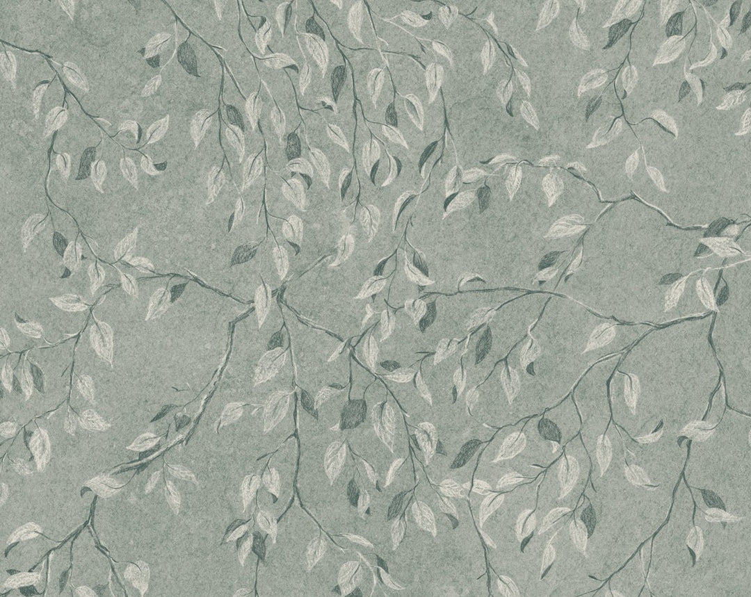 Lise Forest Green WSBLISE0345 by Sandberg Designer Wallpaper