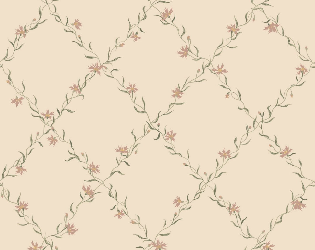Ewa Dusty Pink WSB08060458 by Sandberg Designer Wallpaper