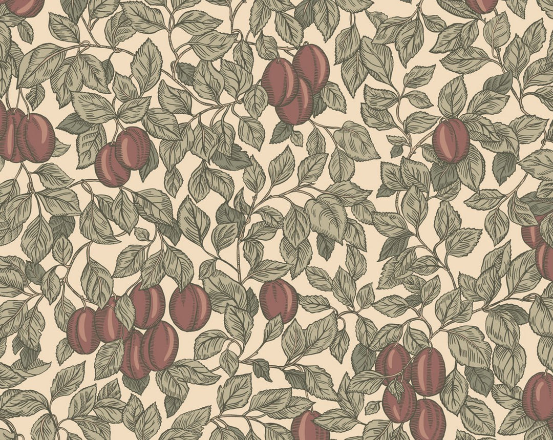 Emrik Burgundy WSB08390468 by Sandberg Designer Wallpaper