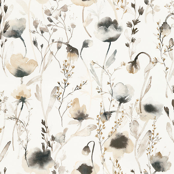 Lo/Brown 0226-079 by Sandberg Designer Wallpaper STOCKED AT SUPPLIERS WAREHOUSE EUROPE SWEDEN Horizontal: 21" and Vertical: 21" 21" - Swanky Fabrics -