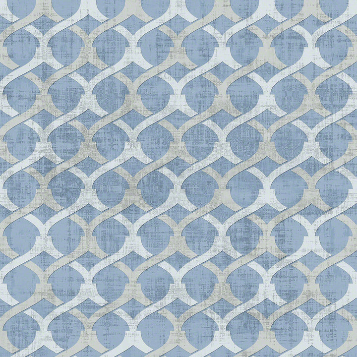 Chain Powder Blue by Winfield Thybony Designer Wallcovering WINFIELD THYBONY SHOWHOUSE GRASS - 100% United States - Horizontal: 4.5 and Vertical: 4.25 34 - Swanky Fabrics -