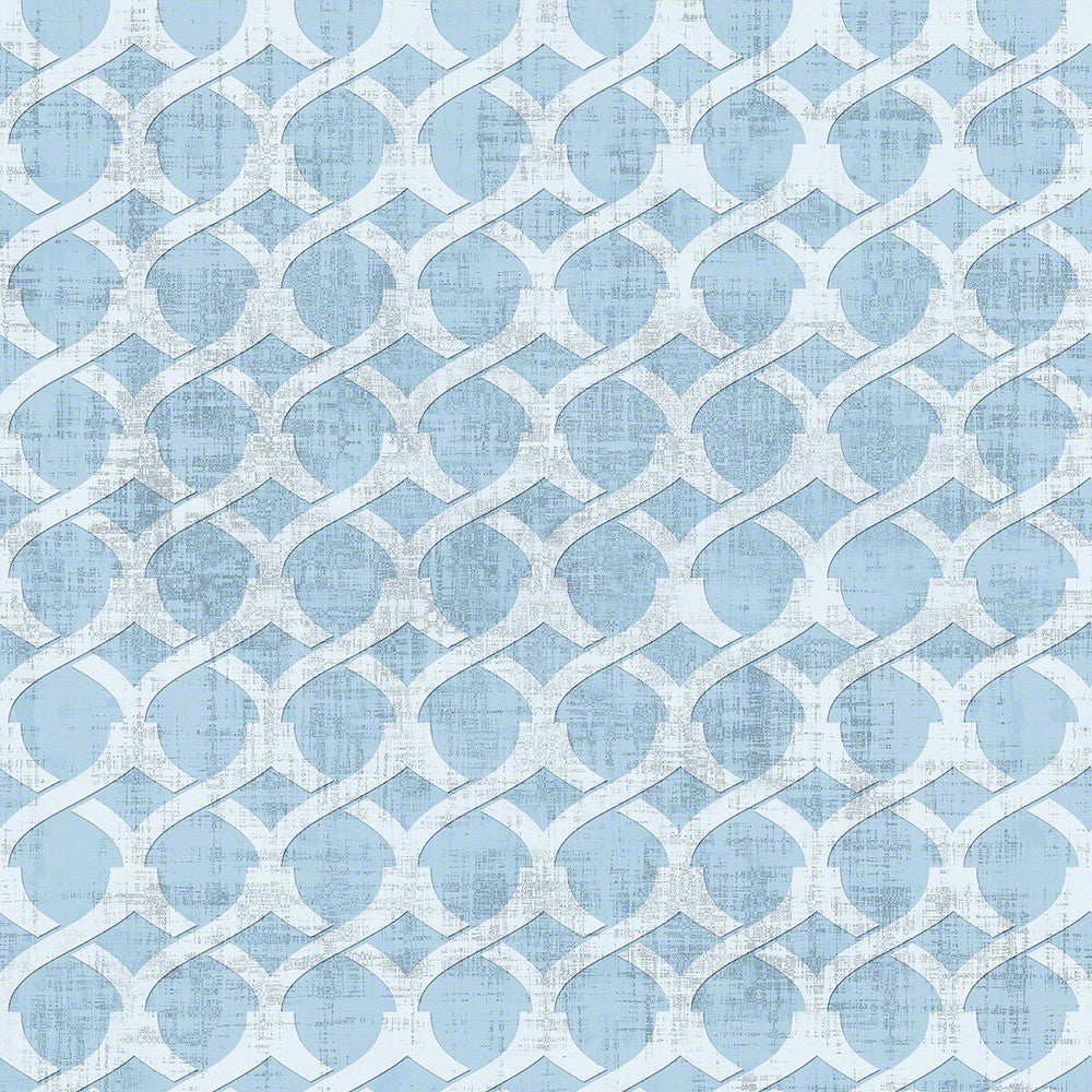Chain Crisp White by Winfield Thybony Designer Wallcovering WINFIELD THYBONY SHOWHOUSE GRASS - 100% United States - Horizontal: 4.5 and Vertical: 4.25 34 - Swanky Fabrics -