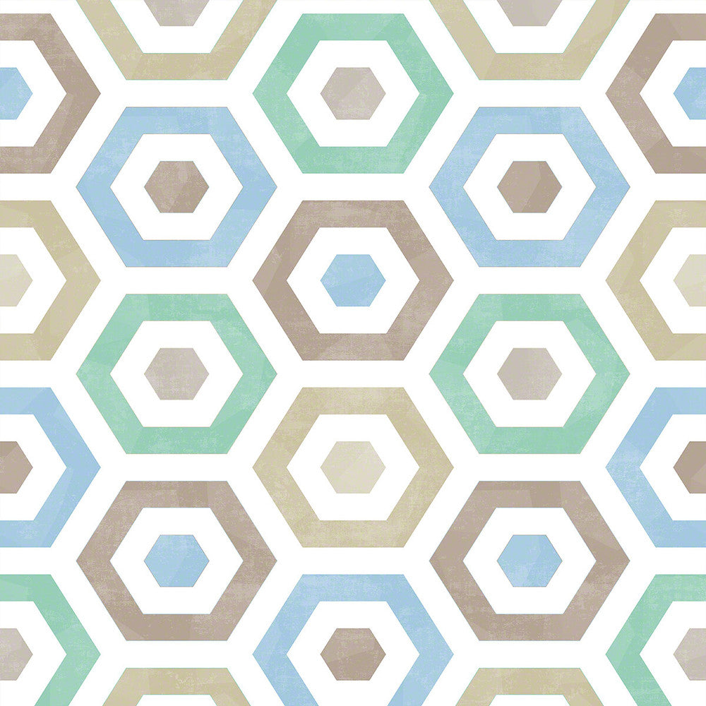 Pop Green Blue by Winfield Thybony Designer Wallcovering WINFIELD THYBONY SHOWHOUSE GRASS - 100% United States - Horizontal: 18 and Vertical: 17 34 - Swanky Fabrics -