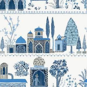 Medina Azraq WTK20112.WT.0 By Winfield Thybony Designer Wallcovering