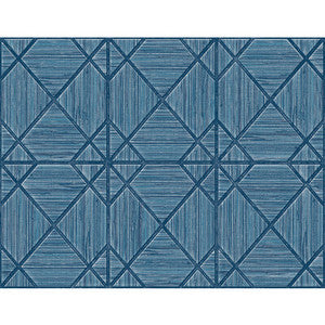 Midway Ave Indigo WTK20602.WT.0 By Winfield Thybony Designer Wallcovering