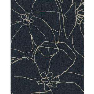 Garden Ink Blue by Winfield Thybony Designer Wallcovering