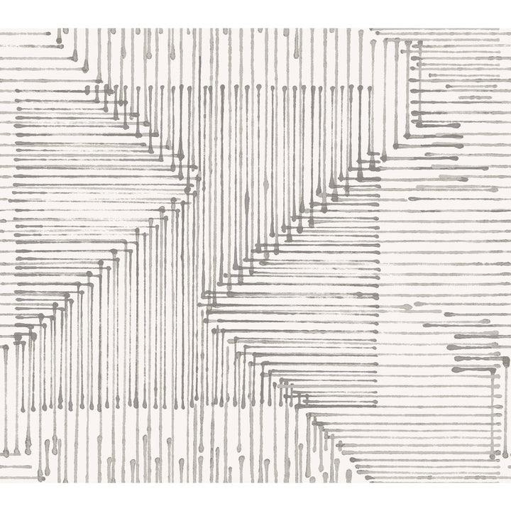 Warp & Weft Grey On Grey by Winfield Thybony Designer Wallcovering WINFIELD THYBONY NON WOVEN - 100% United States - Horizontal: - and Vertical: 24 27 - Swanky Fabrics -