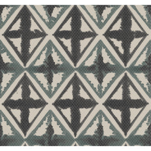 Diamond Block Charcoal by Winfield Thybony Designer Wallcovering