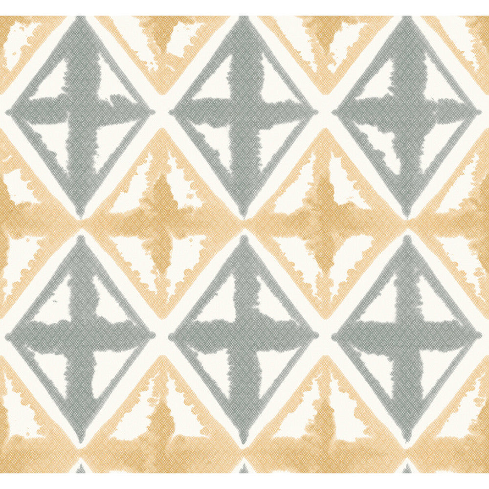Diamond Block Sun by Winfield Thybony Designer Wallcovering WINFIELD THYBONY NON WOVEN - 100% United States - Horizontal: - and Vertical: 25.25 27 - Swanky Fabrics -