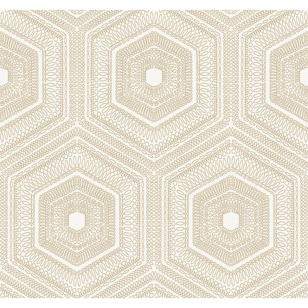 Concentric Groove Champagne by Winfield Thybony Designer Wallcovering WINFIELD THYBONY NON WOVEN - 100% United States - Horizontal: - and Vertical: 12.625 27 - Swanky Fabrics -