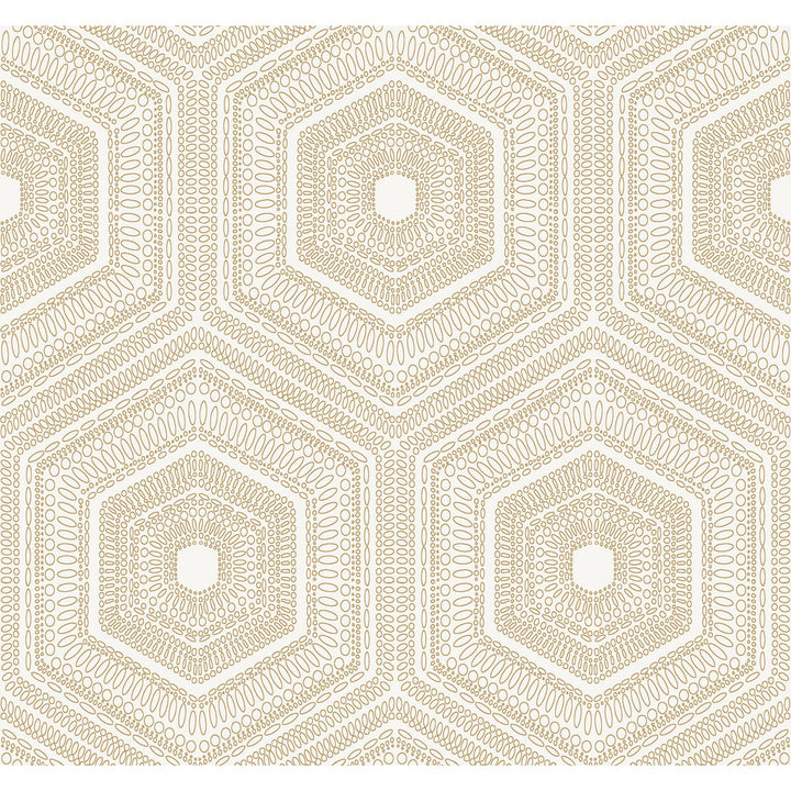 Concentric Groove Champagne by Winfield Thybony Designer Wallcovering WINFIELD THYBONY NON WOVEN - 100% United States - Horizontal: - and Vertical: 12.625 27 - Swanky Fabrics -