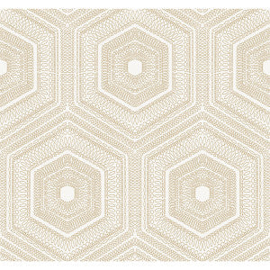 Concentric Groove Champagne by Winfield Thybony Designer Wallcovering