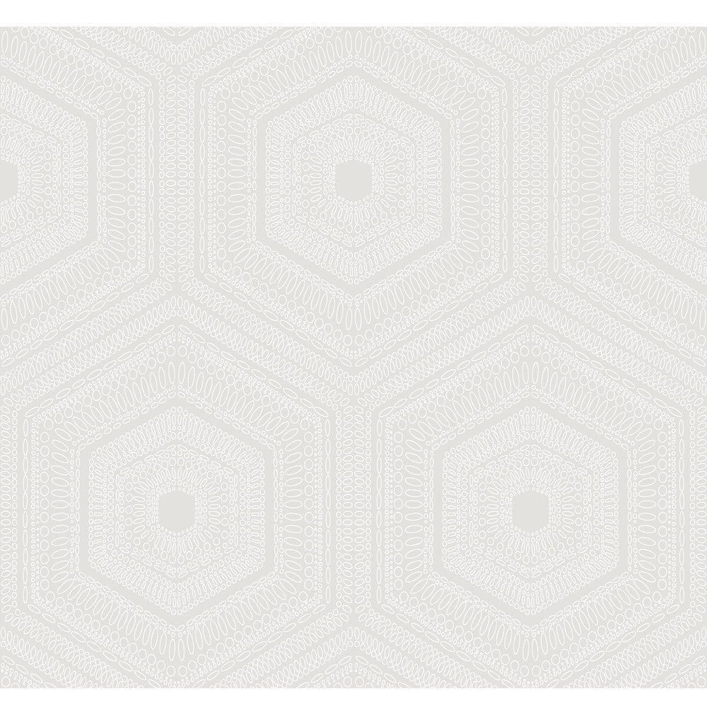 Concentric Groove Cream by Winfield Thybony Designer Wallcovering WINFIELD THYBONY NON WOVEN - 100% United States - Horizontal: - and Vertical: 12.625 27 - Swanky Fabrics -
