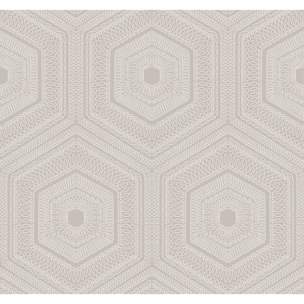 Concentric Groove Buff by Winfield Thybony Designer Wallcovering WINFIELD THYBONY NON WOVEN - 100% United States - Horizontal: - and Vertical: 12.625 27 - Swanky Fabrics -