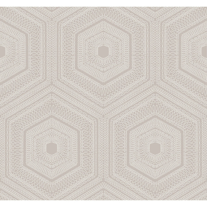 Concentric Groove Buff by Winfield Thybony Designer Wallcovering WINFIELD THYBONY NON WOVEN - 100% United States - Horizontal: - and Vertical: 12.625 27 - Swanky Fabrics -