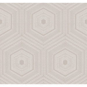 Concentric Groove Buff by Winfield Thybony Designer Wallcovering