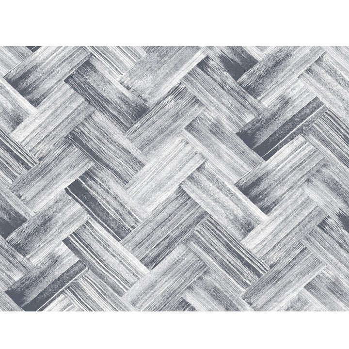 Brushed Thatch Charcoal by Winfield Thybony Designer Wallcovering WINFIELD THYBONY NON WOVEN - 100% United States - Horizontal: - and Vertical: 20.5 27 - Swanky Fabrics -