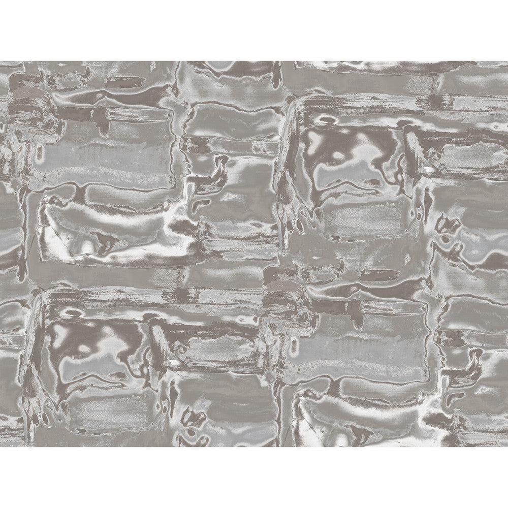 On The Rocks Taupe Grey by Winfield Thybony Designer Wallcovering WINFIELD THYBONY MYLAR ON NON WOVEN - 100% United States - Horizontal: - and Vertical: 38.375 54 - Swanky Fabrics -
