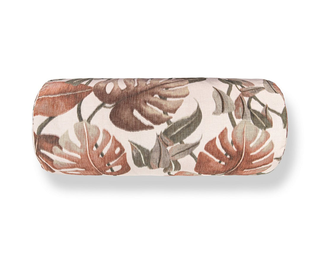 Rainforest Warp Print Pillow 21 X 7 - Terra Cotta WWBADK166590003 by Scalamandre Designer Pillow